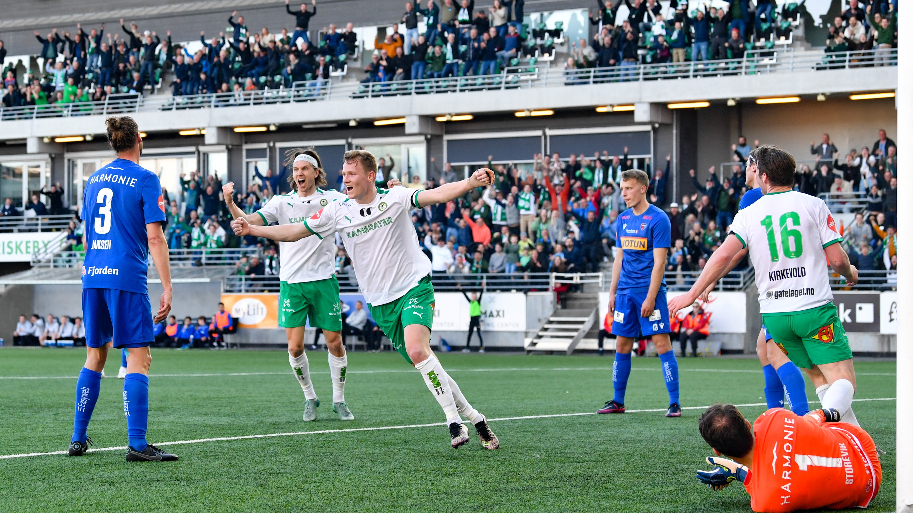 Sammendrag: HamKam - Sandefjord Fotball 3-0 (1-0)